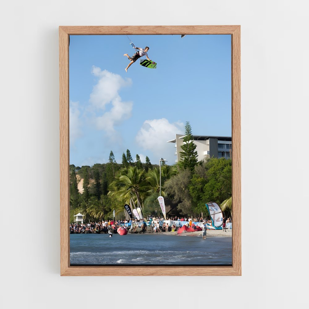 Poster L'Art du Cerf-Volant – affiche Kitesurf (vue 4)